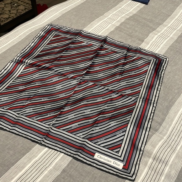 Christian Dior Silk Scarf Handkerchief - Picture 5 of 5